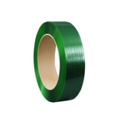 PET-Band grün geprägt, 15,5 x 0,60 mm, 2000 m Rolle