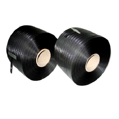 Polypropylenband schwarz 16,0 x 0,65 mm, 500 m Rolle