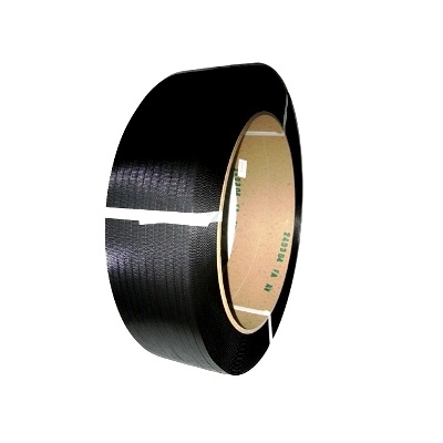 Polypropylenband schwarz 12,7 x 0,90 mm, 1800 m Rolle